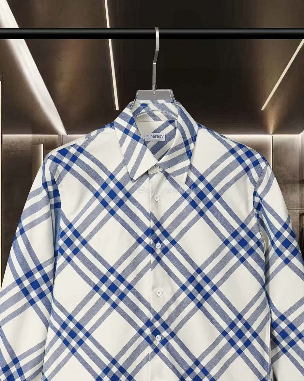 Burberry Check Cotton Shirt In Salt Check (4) - www.newkick.org